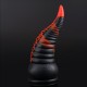 8.7 Inch Realistic Monster Octopus Tentacle Dildo Black / Red