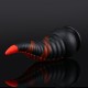 8.7 Inch Realistic Monster Octopus Tentacle Dildo Black / Red