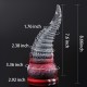 8.7 Inch Realistic Monster Octopus Tentacle Dildo Black / Grey