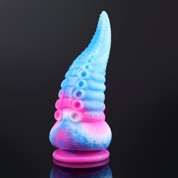 8.7 Inch Realistic Monster Octopus Tentacle Dildo Blue / Pink