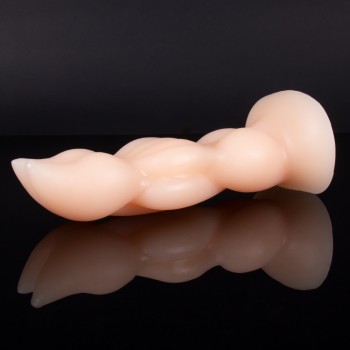 Crab Claws Design Suction Cup Anal Dildo - Nude