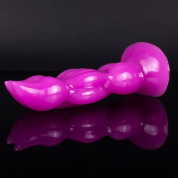 Crab Claws Design Suction Cup Anal Dildo - Purple