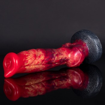 AOSOUL | 9.4 Inch Large-Sized Wilderness Wolf Dog Knot Dildo