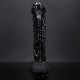 13.3 Inch Subtly Tapered Huge Suction Cup Dildo - Black