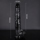 11.4 Inch XXL Penis-inspired Shape Giant Dildo - Black