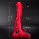 10 inch Platinum Silicone Horse Dildo with Balls in Rudy