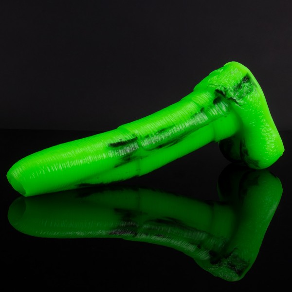 Bigshocked Elephant Platinum Silicone Dildo - Jade